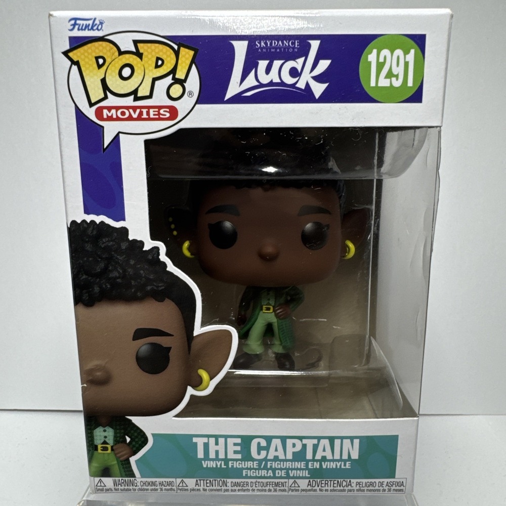 Funko Pop! Luck The Captain #1291 F57 Vinyl Figure Skydance Animation